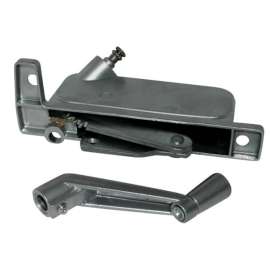 Barton Kramer Silver Aluminum Left Awning Window Operator For Miami