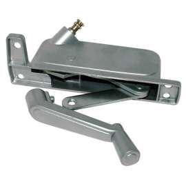 Barton Kramer Silver Aluminum Left Awning Window Operator For Pan-American