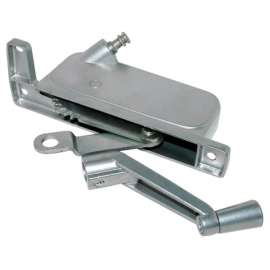 Barton Kramer Silver Aluminum Left Awning Window Operator For Stanley-C & E