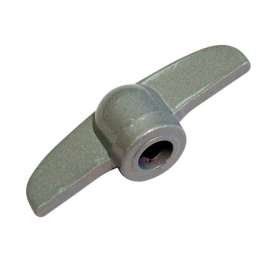 Barton Kramer 2.75 in. L Gray Die-Cast Handle for Jalousie Window 1 pk