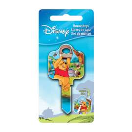 Hillman Disney Winnie The Pooh House Key Blank 68 SC1 Single For Schlage Locks