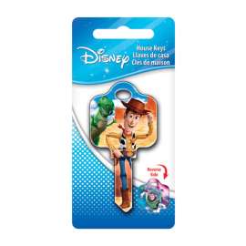 Hillman Disney Buzz/Woody House Key Blank 68 SC1 Single For Schlage Locks