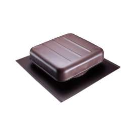 Air Vent 16 in. H X 15 in. W X 3.6 in. L Brown Aluminum Roof Vent