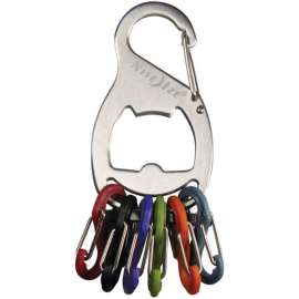 Nite Ize S-Binder 2.1 in. D Stainless Steel Silver Rack Key Chain