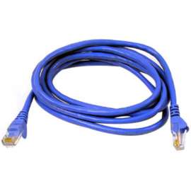 Belkin Cat.6 UTP Patch Cable, RJ-45 Male Network, RJ-45 Male Network, 25ft, Blue