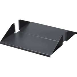 Black Box Corporatio Black Box RMTS07-19 Rackmount Server Rack Shelf, Black, Steel, 200 lb Maximum Weight Capacity, TAA Compliant