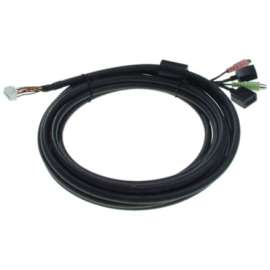 Axis Communications AXIS 5502-491 Multi-Connector Cable Adapter, 16.40 ft Data Transfer Cable for Network Camera, Black