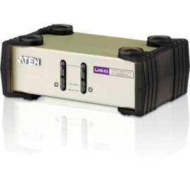 Aten Technologies ATEN CubiQ KVM Switch, 2 Computer(s), QXGA, 2048 x 1536, 2 x PS/2 Port