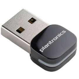Poly Plantronics BT300-M Bluetooth 2.0 Bluetooth Adapter for Desktop Computer, USB, 3 Mbit/s, 2.40 GHz ISM, 33 ft Indoor Range