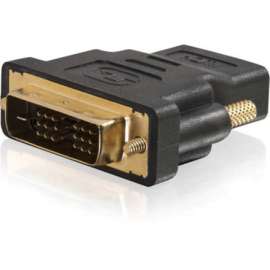 C2G DVI-D to HDMI Adapter, Inline Adapter, Male to Female, 1 x DVI-D (Single-Link) Male Digital Video, 1 x HDMI Female Digital Audio/Video