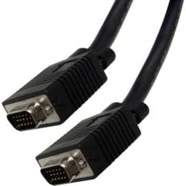 4XEM 3FT High Resolution Coax M/M VGA Cable, 3 ft Coaxial Video Cable for Monitor, Video Device, First End: 1 x 15-pin HD-15, Male, Second End: 1 x 15-pin HD-15