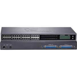 Grandstream High Density FXS Analog VoIP Gateway, 1 x RJ-45, 32 x FXS, Gigabit Ethernet, 1U High