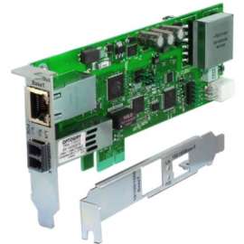 Transition Networks N-GXE-POE-LC-01 Gigabit Ethernet Card, PCI Express 2.0, 2 Port(s), 1, Optical Fiber, Twisted Pair
