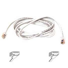Belkin Cat6 Cable, RJ-45 Male, RJ-45 Male, 10ft, White