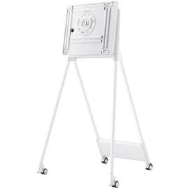 Samsung STN-WM55R Flipchart Stand, Up to 55" Screen Support, Light Gray, White
