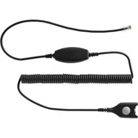EPOS High Sensitive Bottom Cable, ED to RJ9, Easy Disconnect/RJ-9 Phone Cable for Headset, Phone, First End: 1 x RJ-9 Phone, Male, Second End: 1 x Easy Disconnect