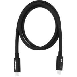 Caldigit-Open Source CalDigit Thunderbolt 4 / USB 4 Cable (2m) Active 40Gb/s, 100W, 20V, 5A, 6.56 ft Thunderbolt 4 A/V Cable for MacBook Pro, iMac, iMac Pro, MacBook Air, Notebook, PC, Docking Station, Solid State Drive, NVMe Controller, External GPU, Ext