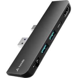 Imsourcing Juiced Systems Surface Pro 7 ZipHUB PRO- 10 Gbps Multiport Adapter, Surface Pro 7 ZipHUB PRO- 10 Gbps Multiport Adapter HDMI 4K ,  2 USB-A 10Gbps ,  Gigabit Ethernet ,  USB-C 10Gbps