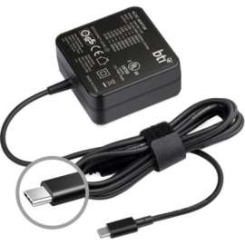 Battery Technology BTI AC Adapter, 65 W, 120 V AC, 230 V AC Input, 5 V DC/3.25 A, 5.2 V DC, 9 V DC, 12 V DC, 14.5 V DC, 15 V DC, 20 V DC, 20.3 V DC Output
