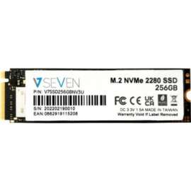 V7 V7SSD256GBNV3U 256 GB Solid State Drive, M.2 2280 Internal, PCI Express NVMe (PCI Express NVMe 3.0 x4), TAA Compliant, 1940 MB/s Maximum Read Transfer Rate