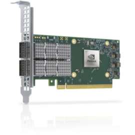 NVIDIA ConnectX-6 Dx Ethernet SmartNIC, PCI Express 4.0 x16, 12.50 GB/s Data Transfer Rate, 2 Port(s), Optical Fiber
