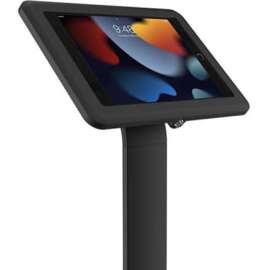 Bosstab Lockable iPad Kiosk, Up to 0.4" Screen Support, 41.3" Height x 11.8" Width x 11.8" Depth, Floor Stand, Metal, Plastic