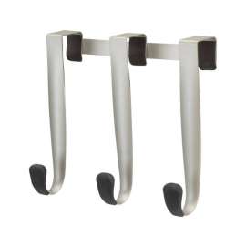 Umbra Schnook 9 in. L Painted Silver Metal Over the Door Hook 5 lb. cap. 1 pk