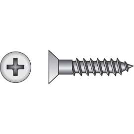 Hillman No. 6 X 1-1/4 in. L Phillips Zinc-Plated Wood Screws 100 pk