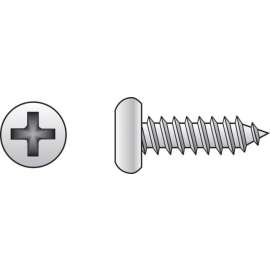 Hillman No. 10 X 3/4 in. L Phillips Pan Head Sheet Metal Screws 100 pk