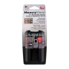 FENIX Heavy Metal Powder Coated Steel 4 in. L Hasp 1 pk