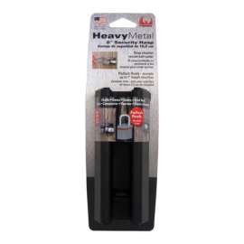 FENIX Heavy Metal Powder Coated Steel 6 in. L Hasp 1 pk