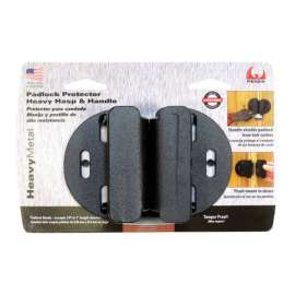 FENIX Heavy Metal Black Steel 7 in. L Heavy Hasp w/Handle 1 pk