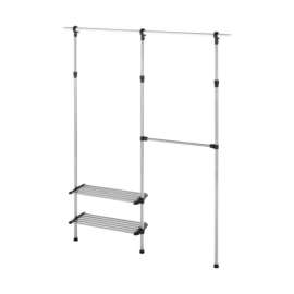 Whitmor 76 in. H X 10 in. W X 50 in. L Plastic/Steel Closet Organizer
