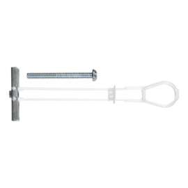 Hillman Rawl 1/4 in. D X 2-1/2 in. L Round Plastic RH Combo Strap Toggle 2 pk