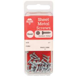 Hillman No. 10 X 1-1/4 in. L Phillips Pan Head Sheet Metal Screws 8 pk