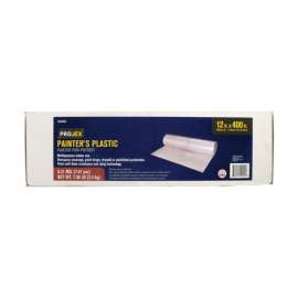 Projex Plastic Sheeting .31 mil X 12 ft. W X 400 ft. L Polyethylene Clear 1 pk