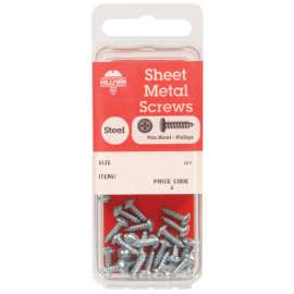 Hillman No. 10 X 2 in. L Phillips Pan Head Sheet Metal Screws 5 pk
