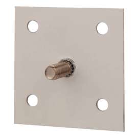 Barton Kramer White Aluminum Bracket 0.75 in. H X 2 in. W X 2 in. L 1 pk