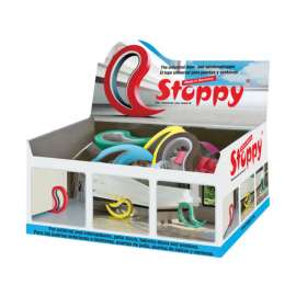 Stoppy Rubber Assorted Wedge Door Stop Mounts to floor