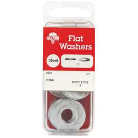 Hillman Zinc-Plated Steel 3/8 in. USS Flat Washer 8 pk