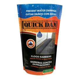 Quick Dam Flood Barrier 3.5 in. H X 6.5 in. W X 60 in. L Flood Barrier 1 pk