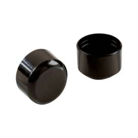 Shepherd Hardware Plastic Leg Tip Black Round 4 pk