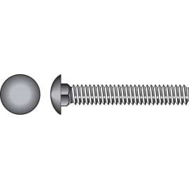 Hillman 1/2 in. X 3-1/2 in. L Zinc-Plated Steel Carriage Bolt 25 pk