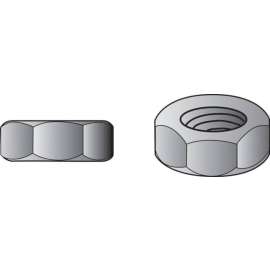 Hillman 5/16 in. Zinc-Plated Steel SAE Hex Nut 100 pk
