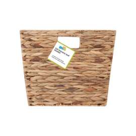 Honey-Can-Do Banana Leaf 15 in. L X 15 in. W X 12 in. H Brown/Natural Storage Basket