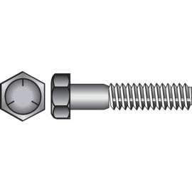 Hillman 5/8 in. D X 1-1/2 in. L Heat Treated Zinc Steel Hex Head Cap Screw 25 pk