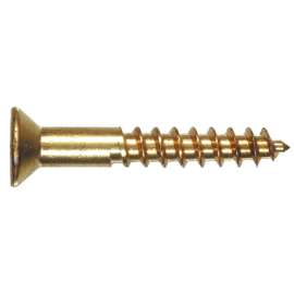 Hillman No. 4 X 3/4 in. L Phillips Wood Screws 100 pk