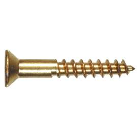 Hillman No. 8 X 1-1/4 in. L Phillips Wood Screws 100 pk