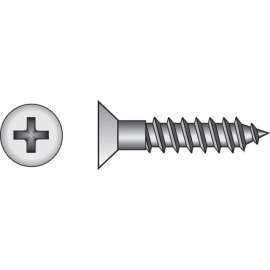 Hillman No. 12 X 1 in. L Phillips Zinc-Plated Wood Screws 100 pk