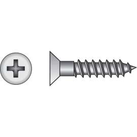 Hillman No. 12 X 3 in. L Phillips Zinc-Plated Wood Screws 100 pk